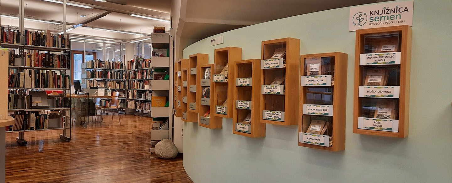 Knjižnica semen v Knjižnici Kobarid
