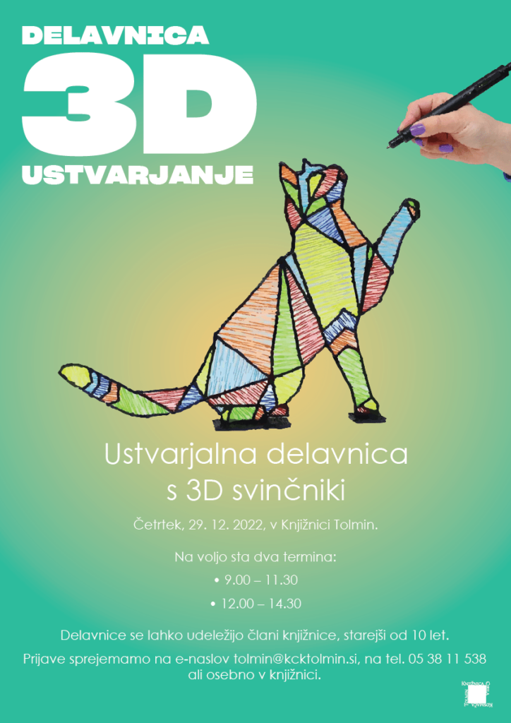 Ustvarjalna delavnica s 3D svinčniki